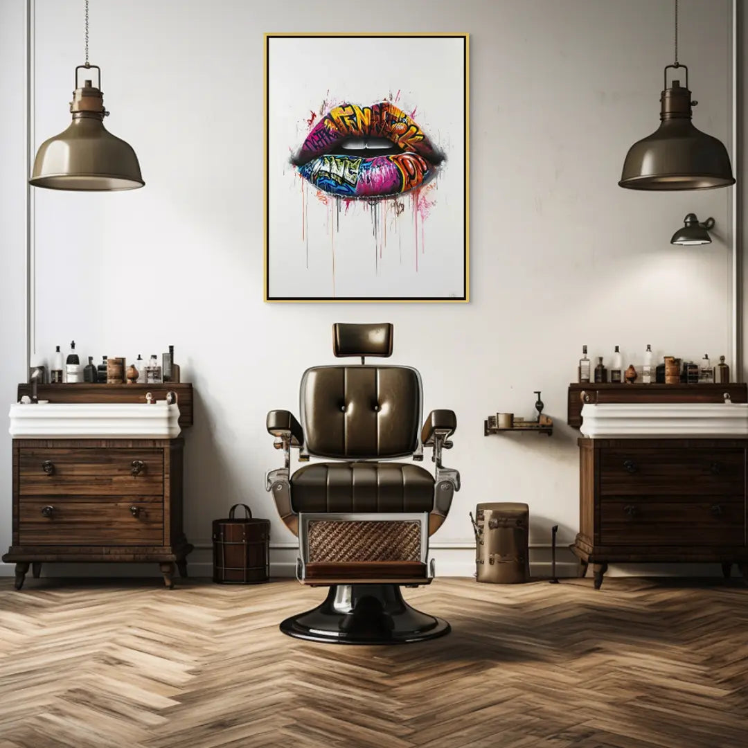 Graffiti Lips | Poster