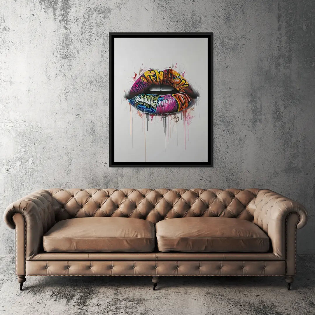 Graffiti Lips | Poster