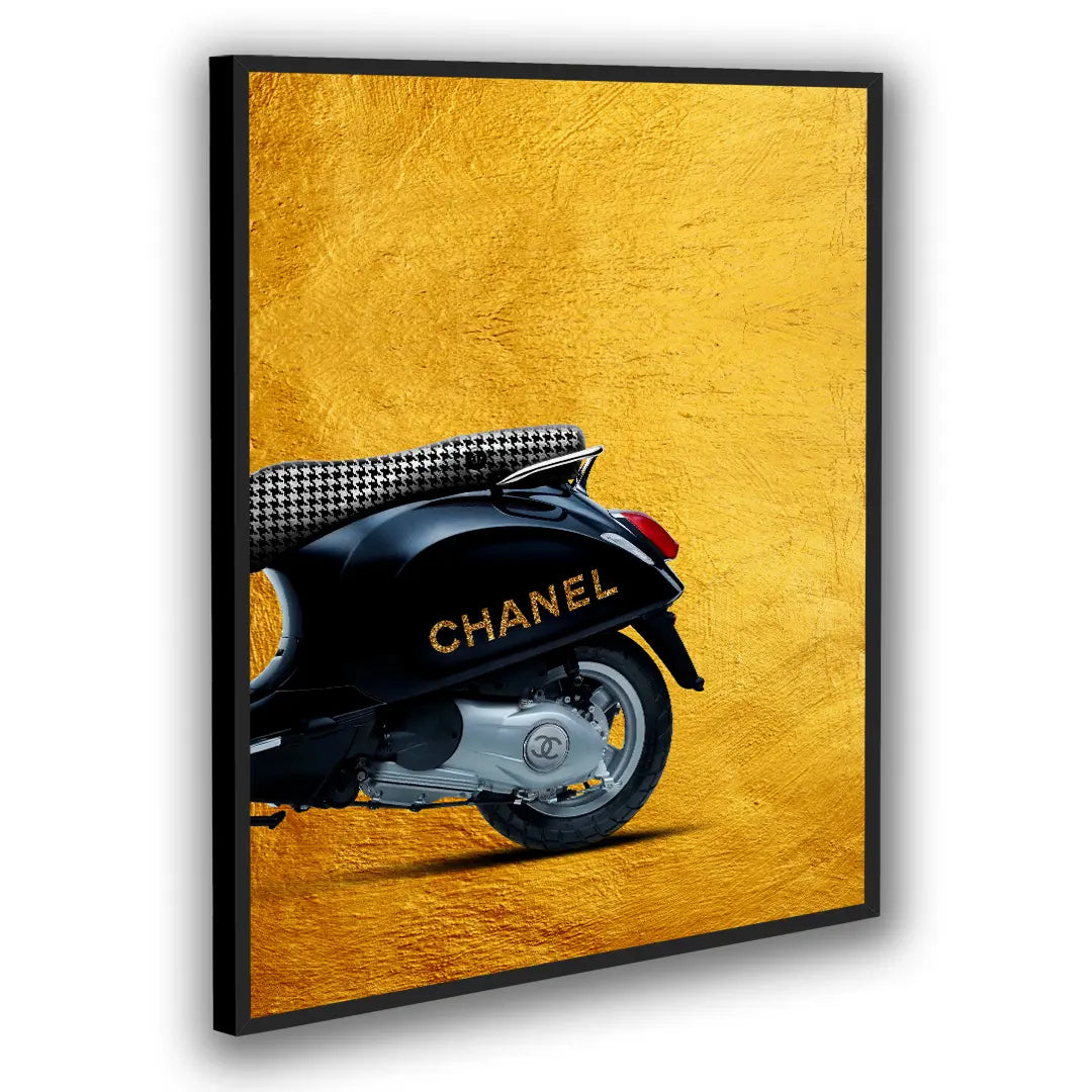 Vespa Chanel Back | Poster