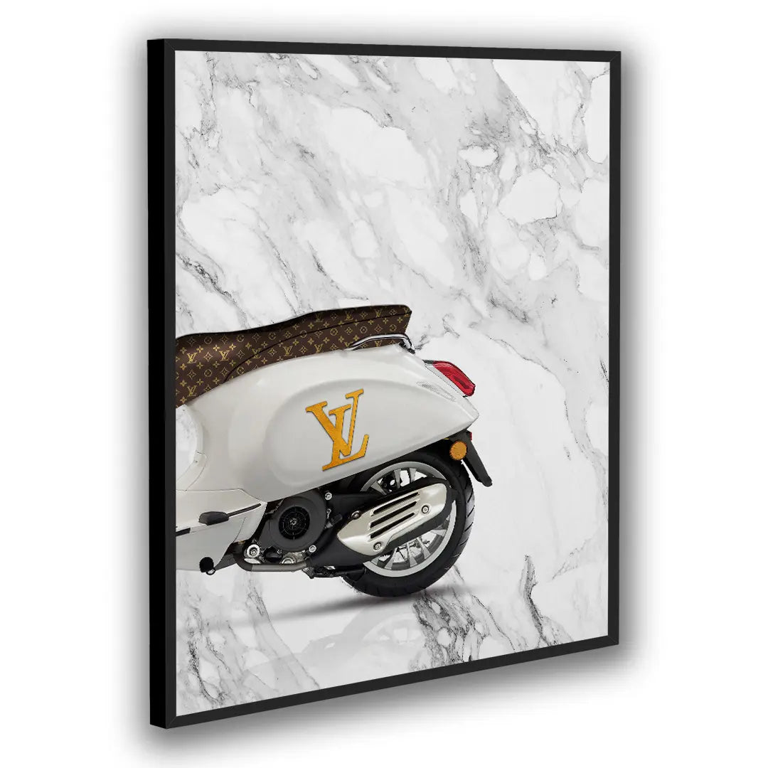 Vespa Louis Vuitton Back | Poster