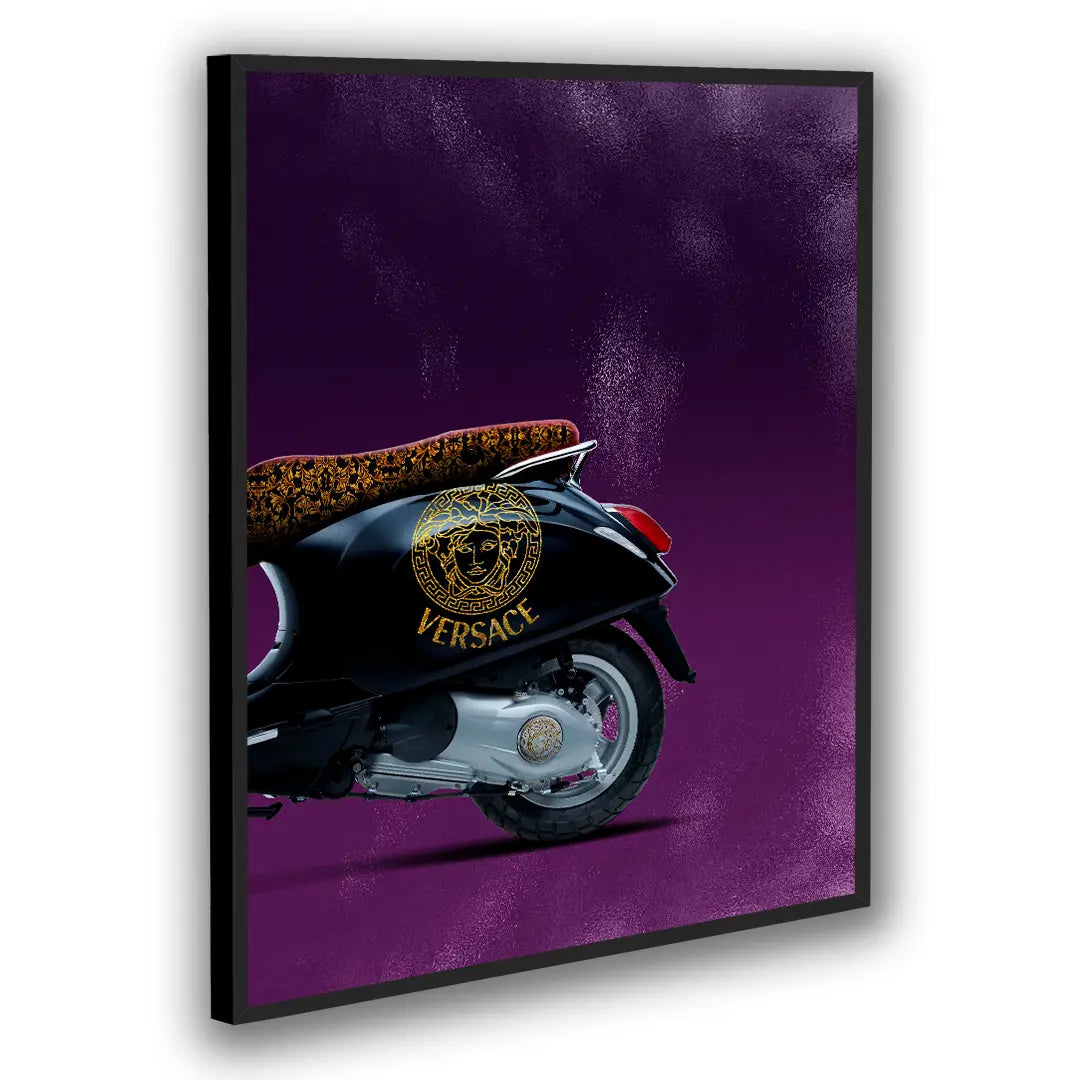Vespa Versace Back | Poster