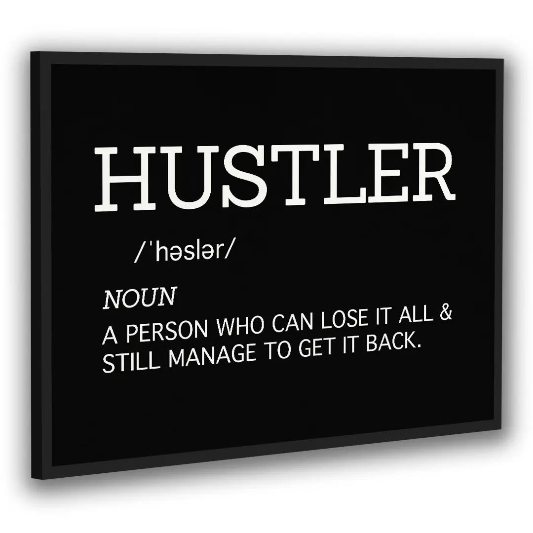 Hustler Definition | Poster