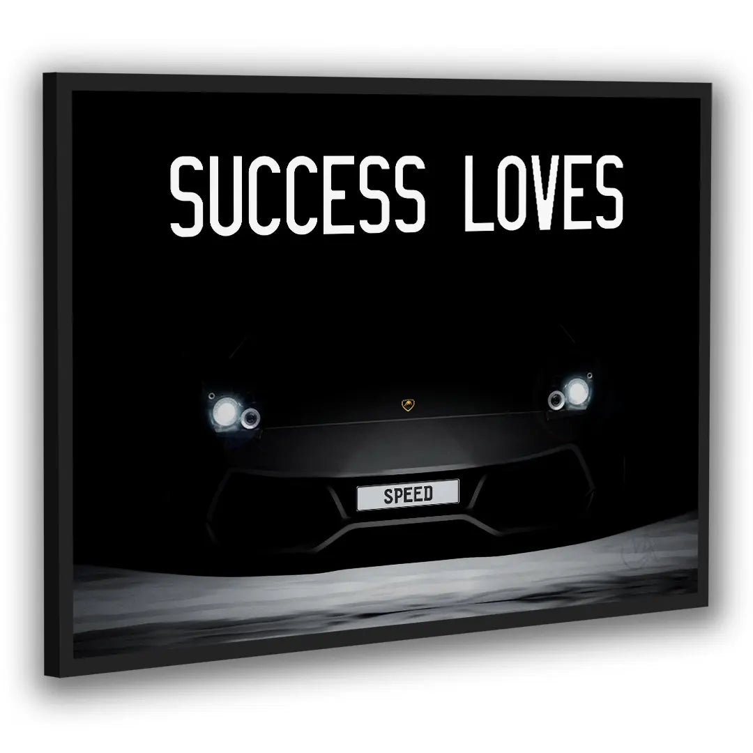 Success Loves Speed | Poster