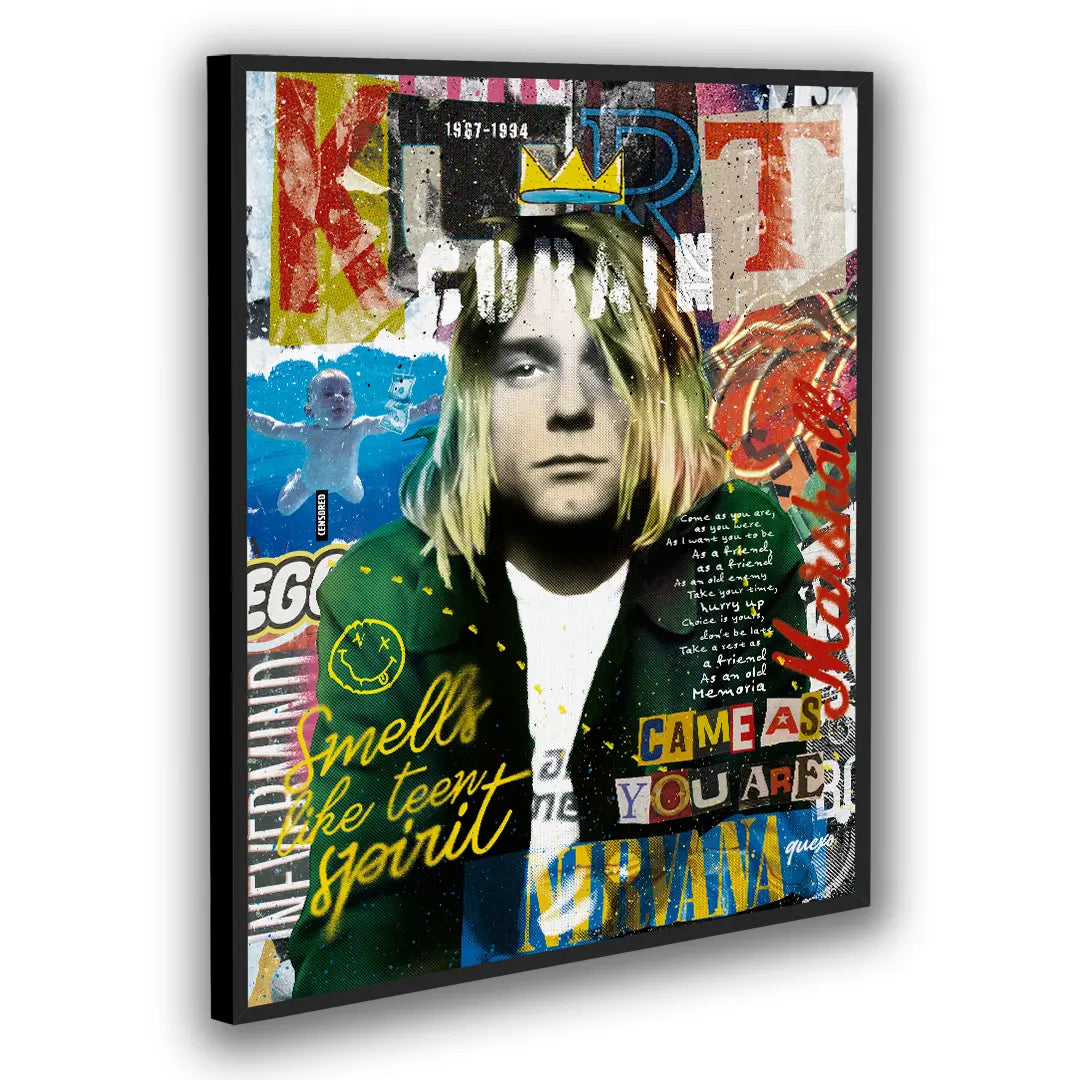 Kurt Cobain - Smells Like Teen Spirit | Poster
