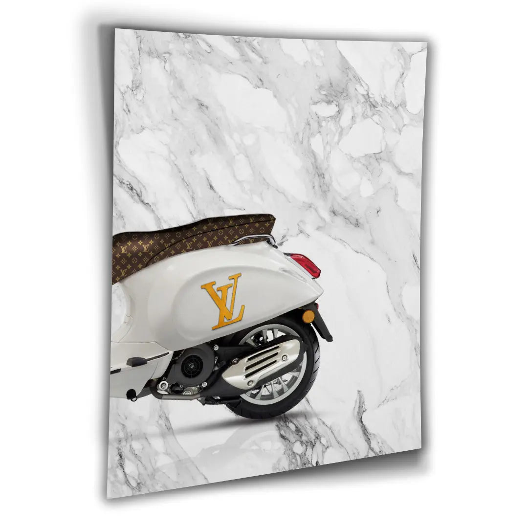 Vespa Louis Vuitton Back | Poster