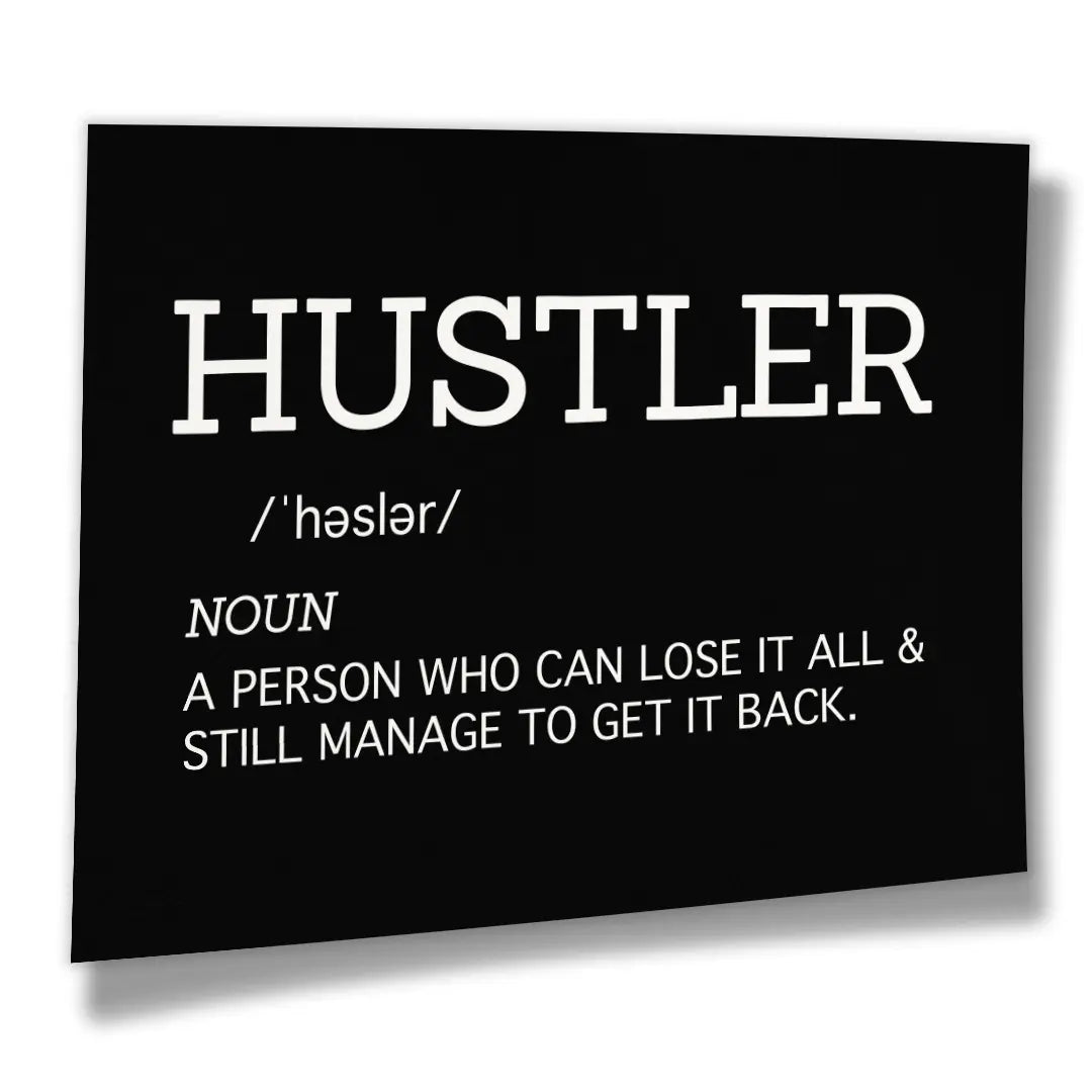 Hustler Definition | Poster