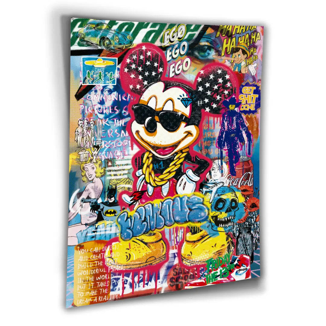 Mickey Gold Chain | Poster