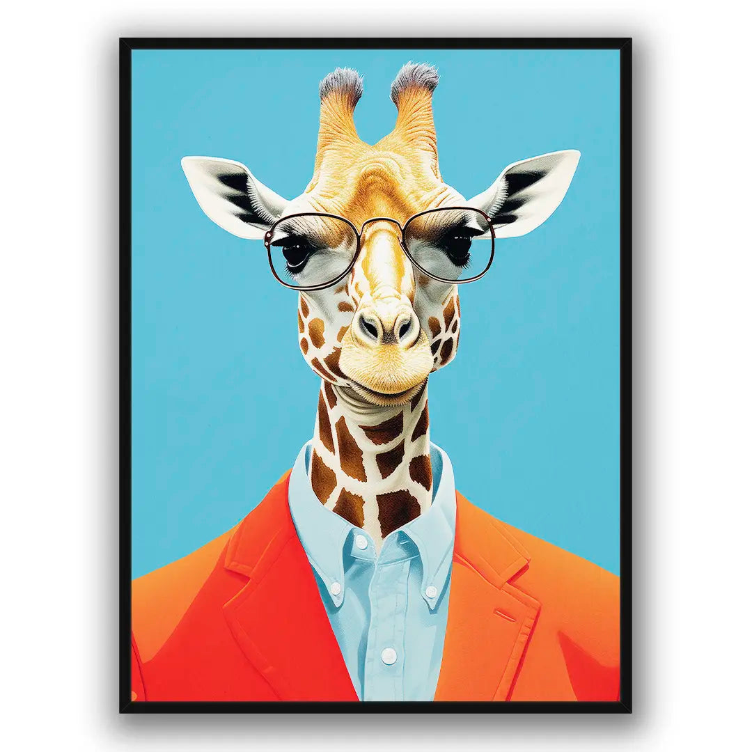 The Gentleman Giraffe | Poster