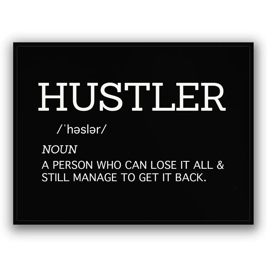 Hustler Definition | Poster