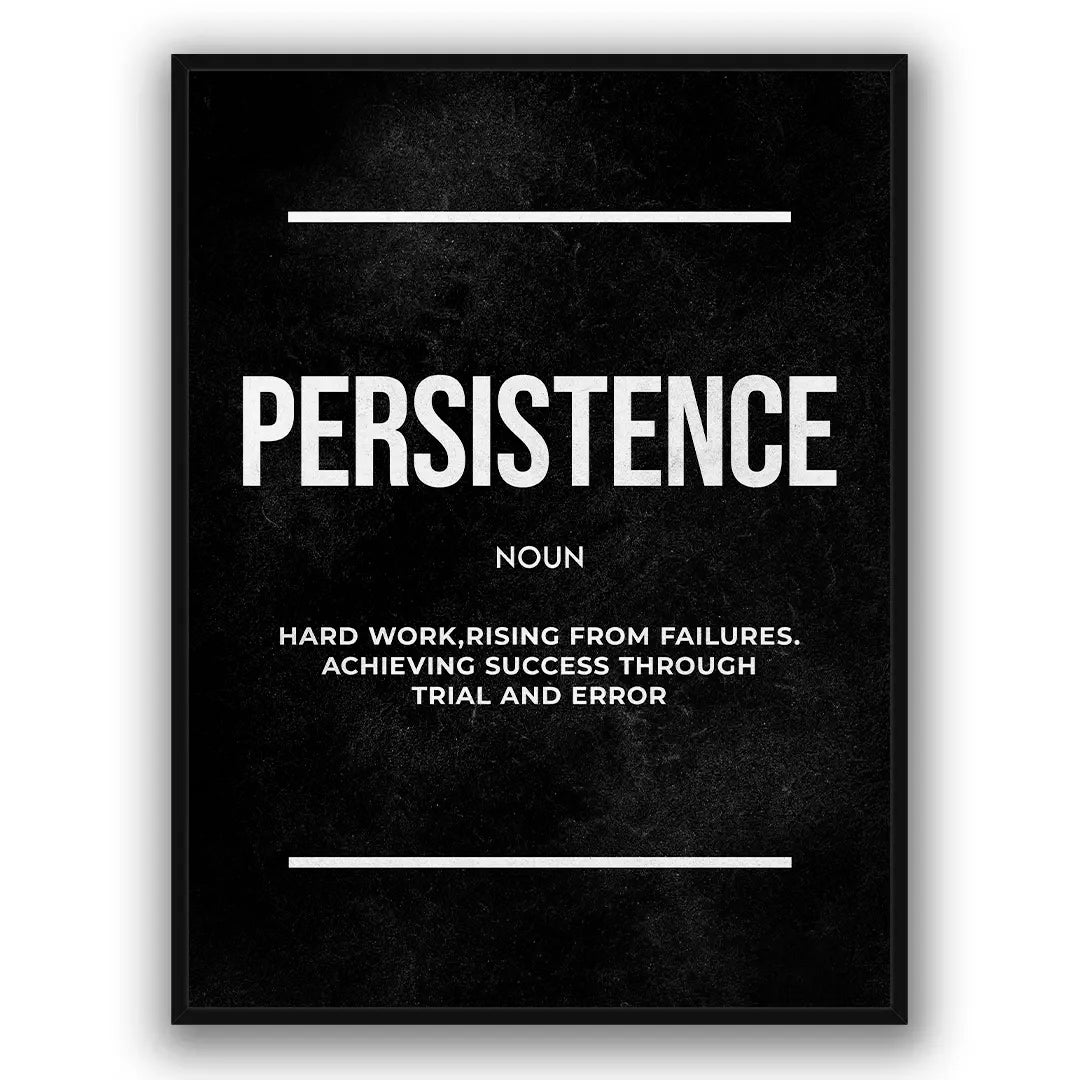Persistence Definition | Poster