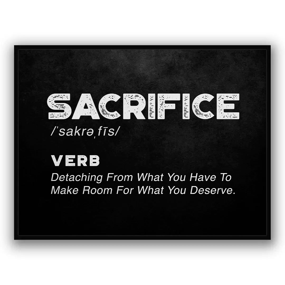 Sacrifice Definition | Poster