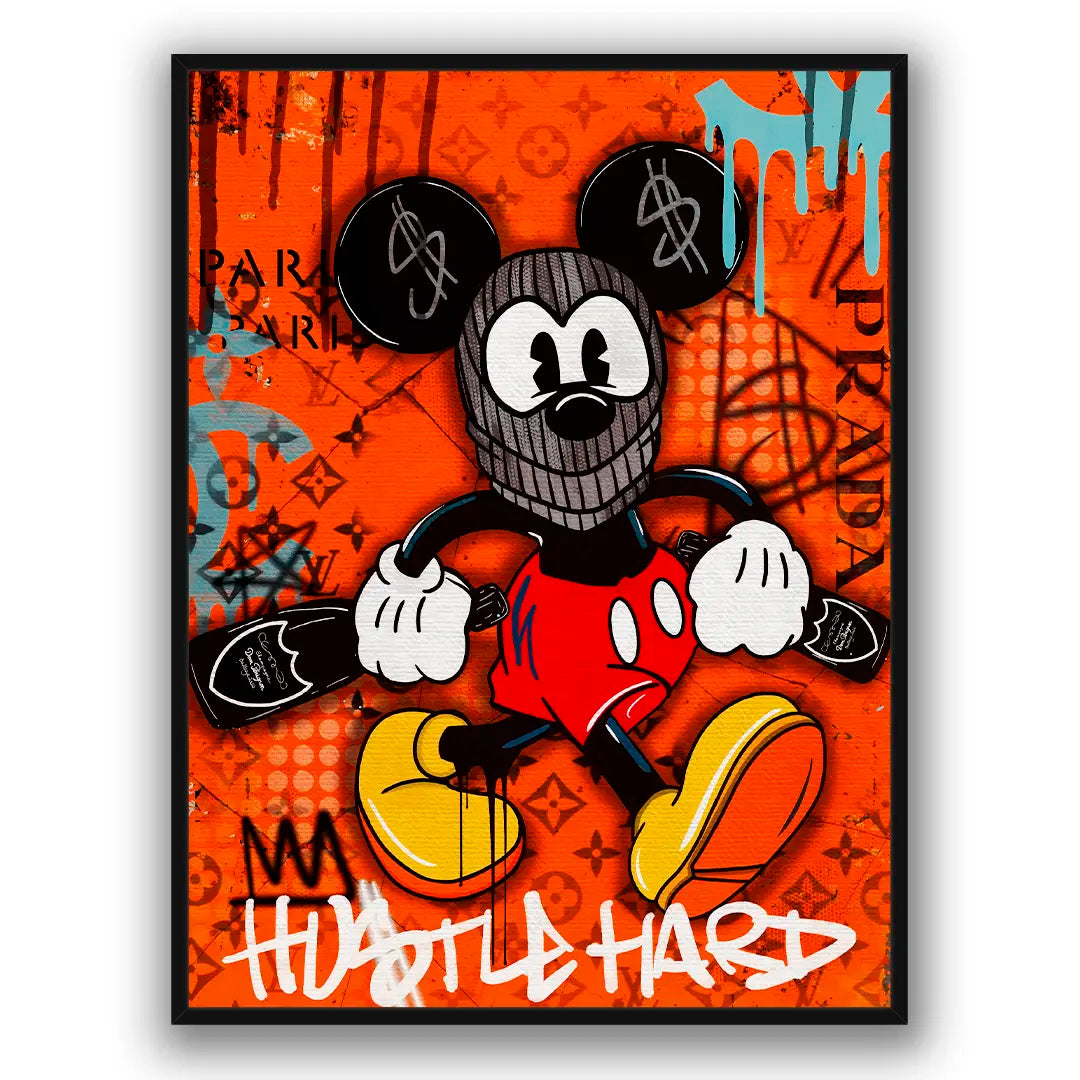 Hustle Hard Mickey | Poster