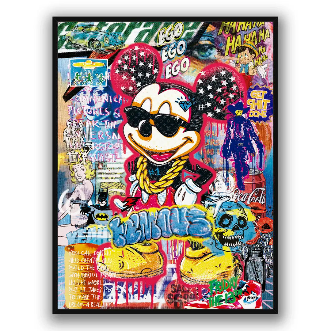 Mickey Gold Chain | Poster