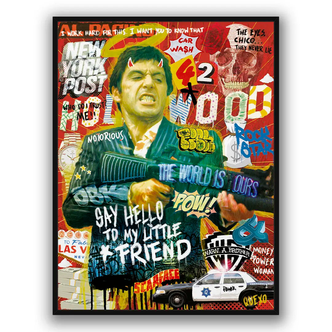 Scarface: Say Hello To My Little Friend | Poster