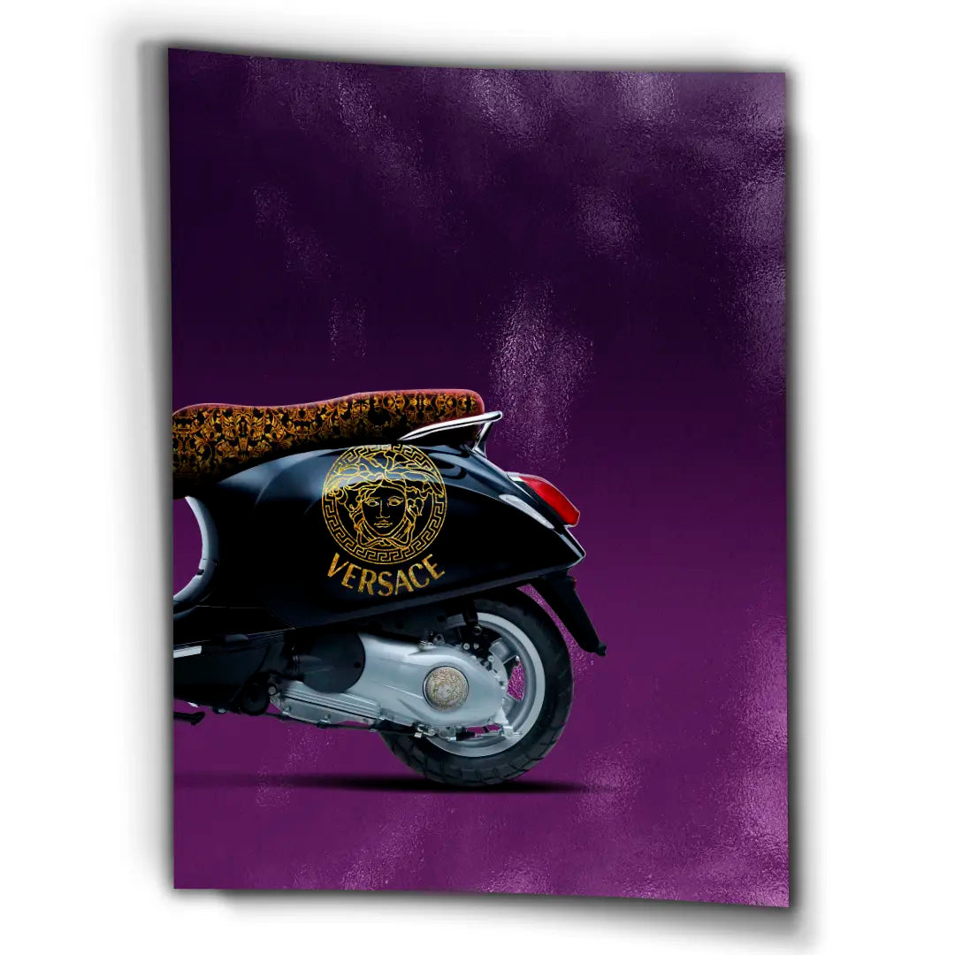 Vespa Versace Back | Poster