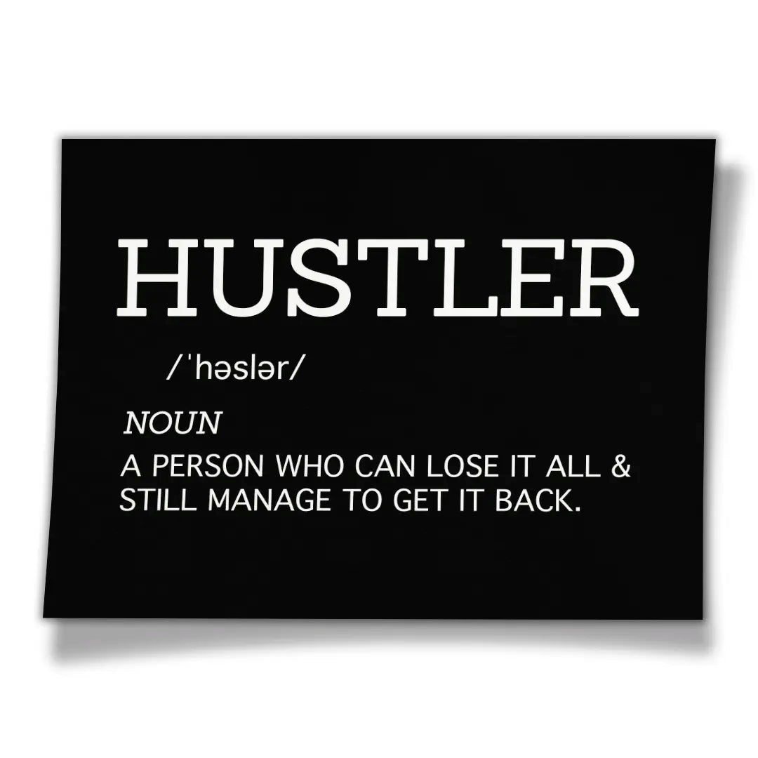 Hustler Definition | Poster