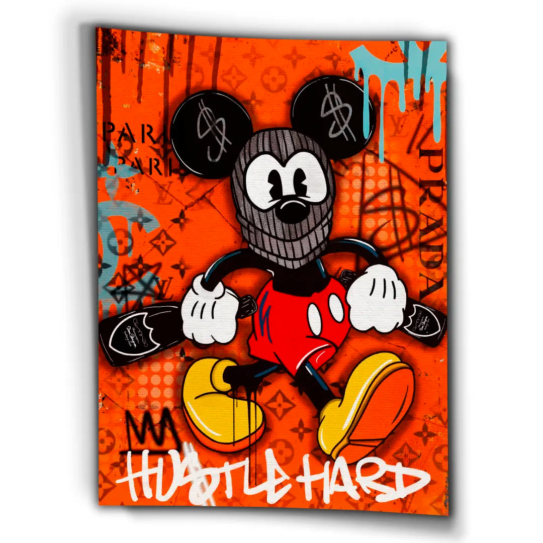 Hustle Hard Mickey | Poster