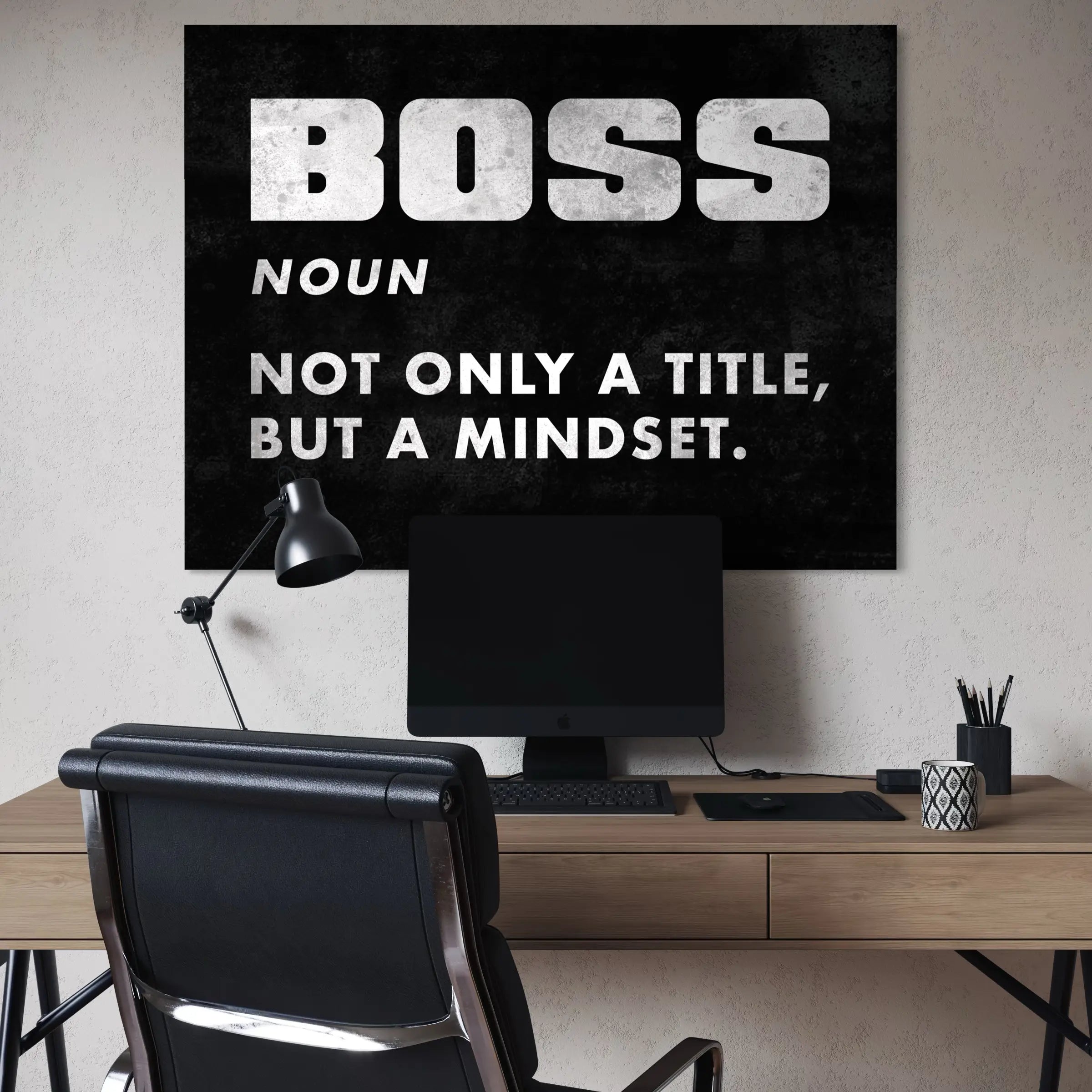 Boss Definition Black | Poster