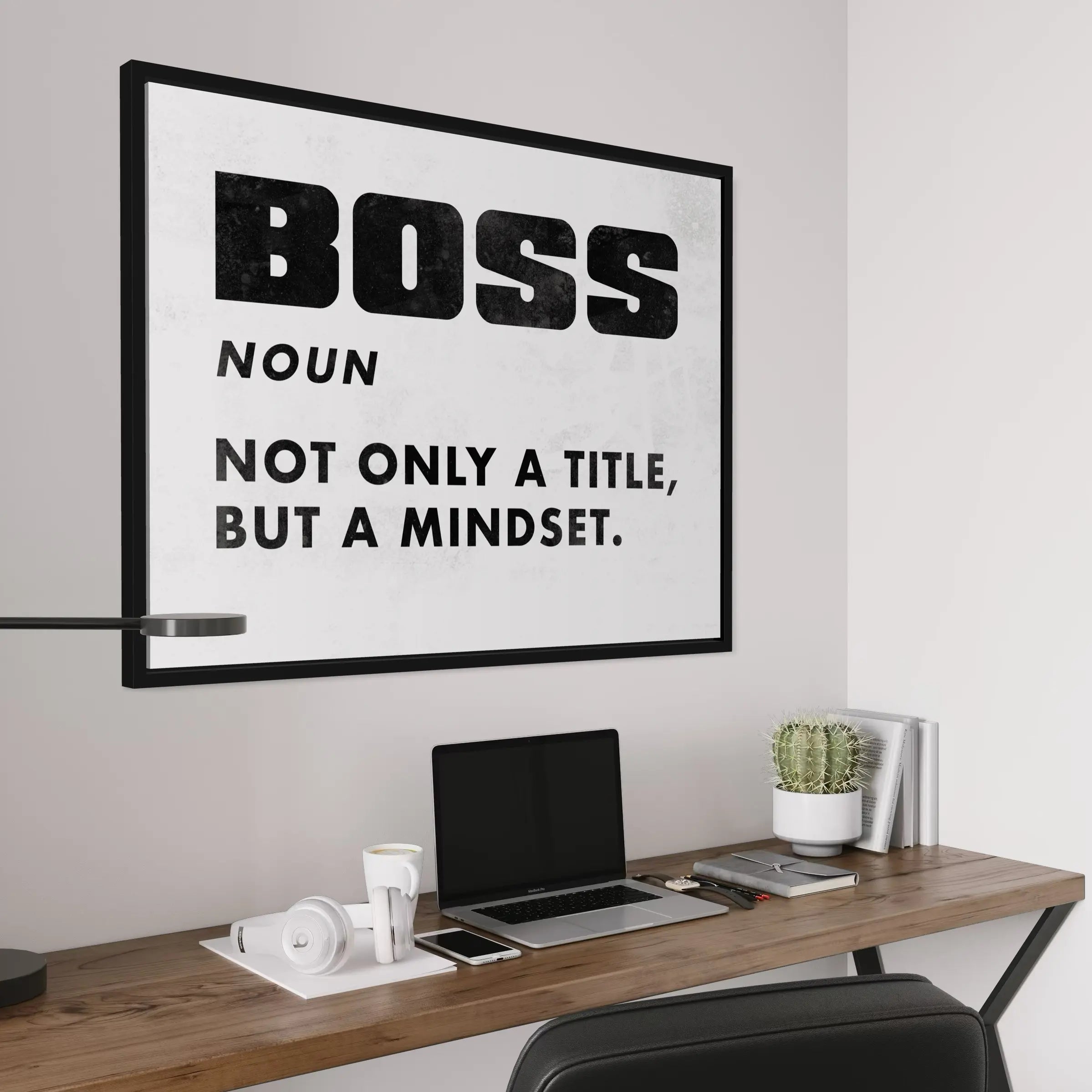 Boss Definition White | Poster