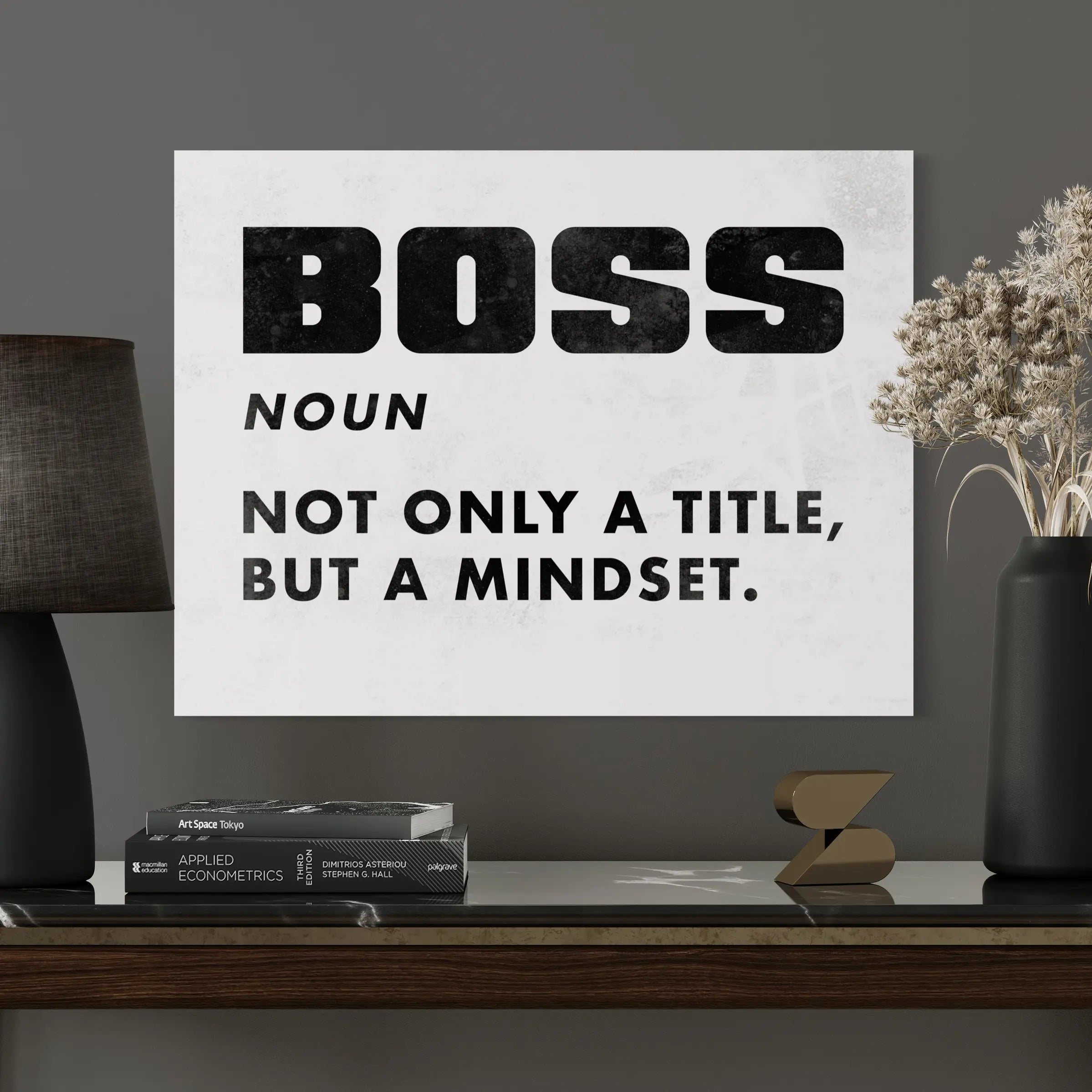 Boss Definition White | Poster