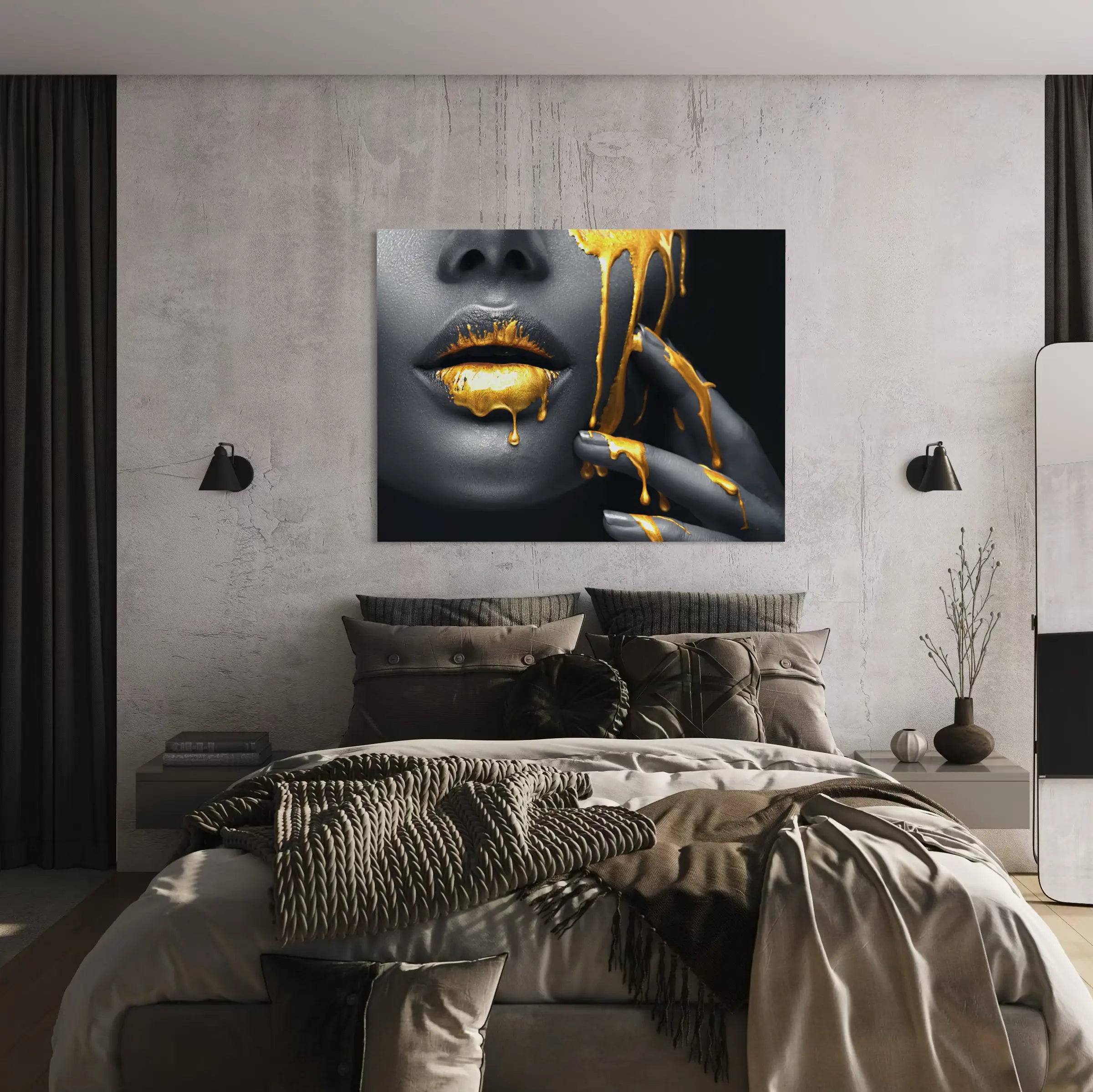 Golden Lips | Poster