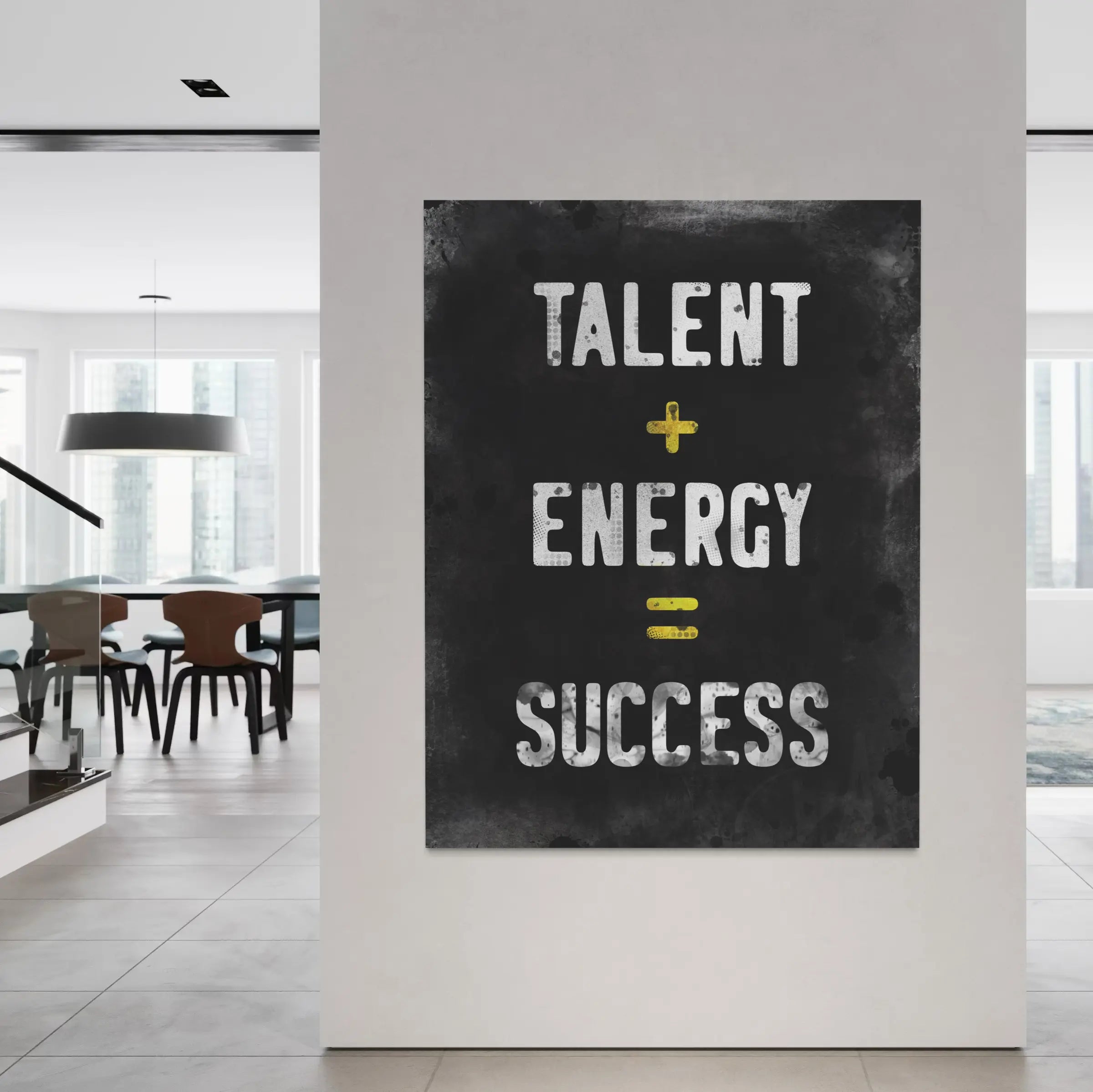 Talent + Energy = Success | Poster