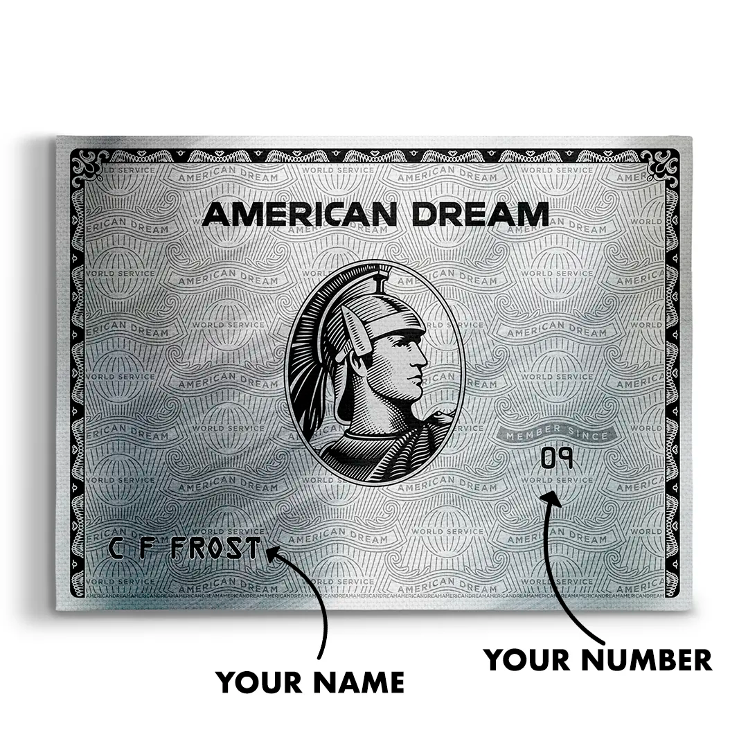 Personalized American Dream - Amex | Picture