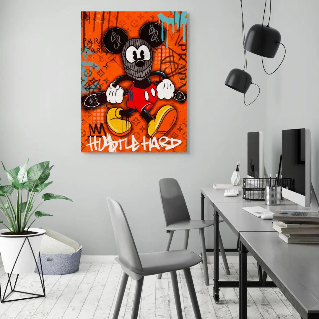 Hustle Hard Mickey | Poster