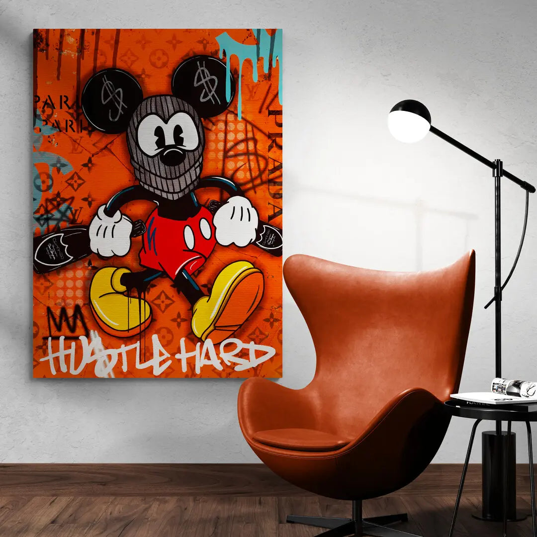 Hustle Hard Mickey | Poster