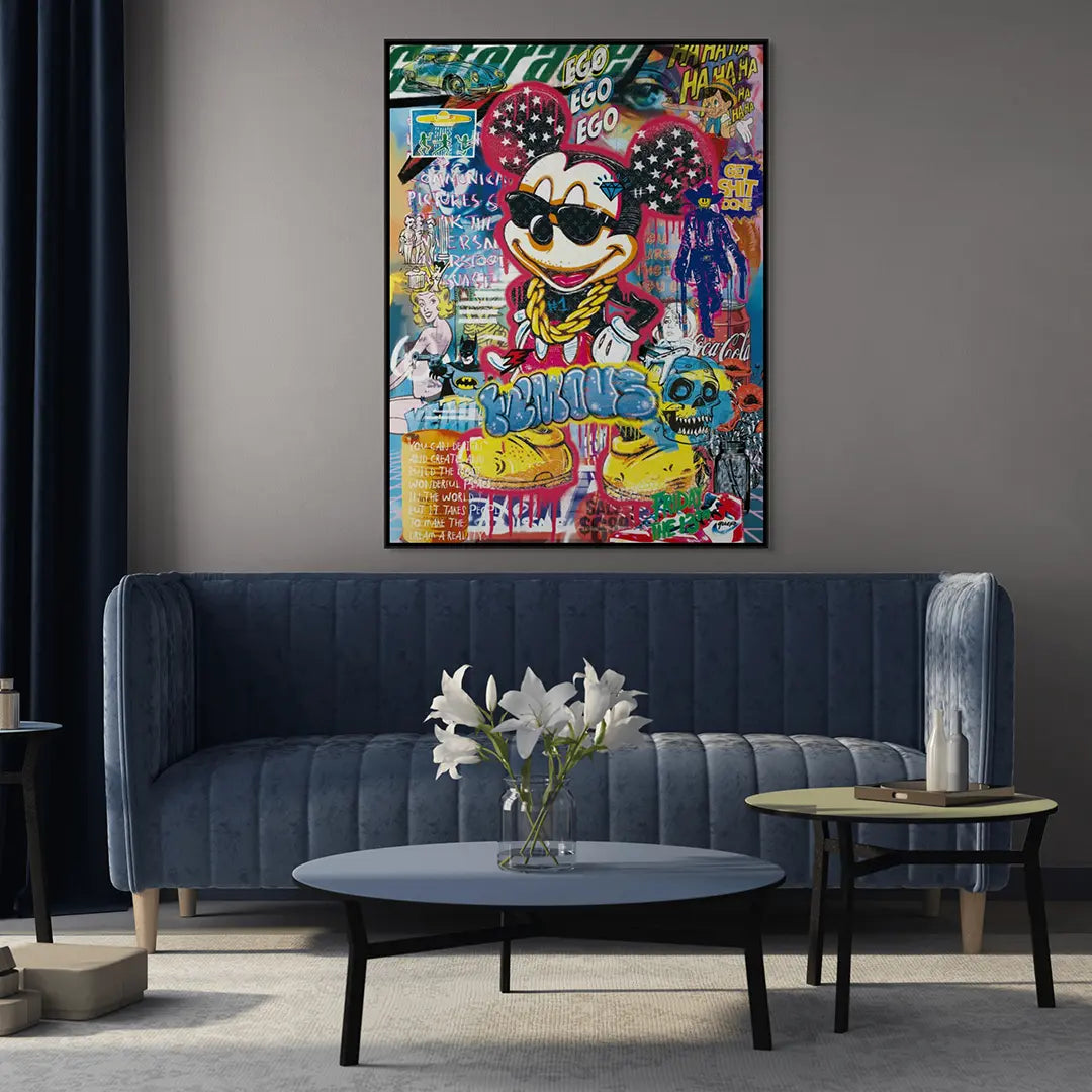 Mickey Gold Chain | Poster