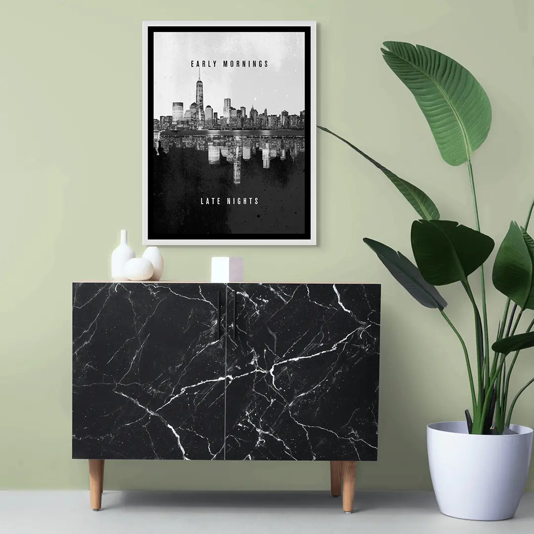 Early Mornings, Late Nights | Poster