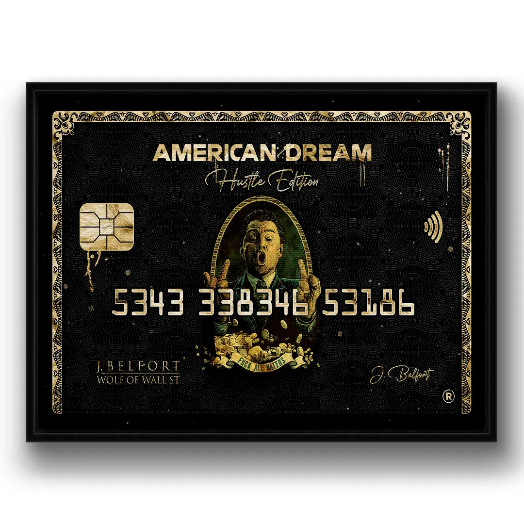 American Dream Wolf | Canvas