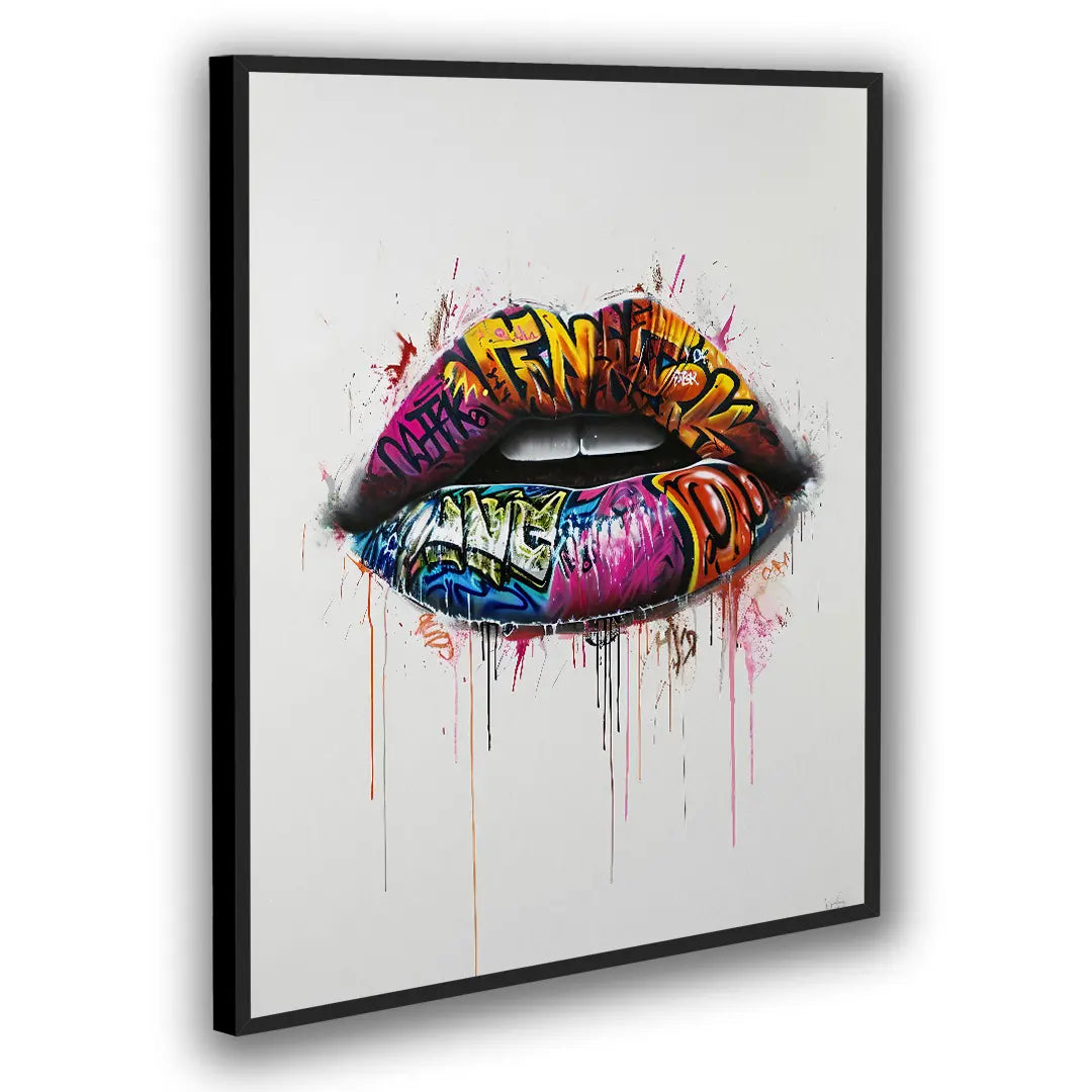 Graffiti Lips | Poster