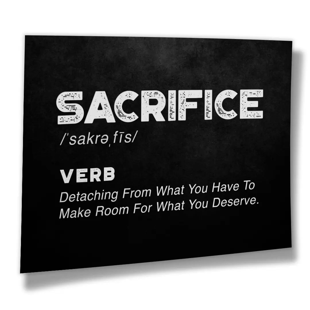 Sacrifice Definition | Poster