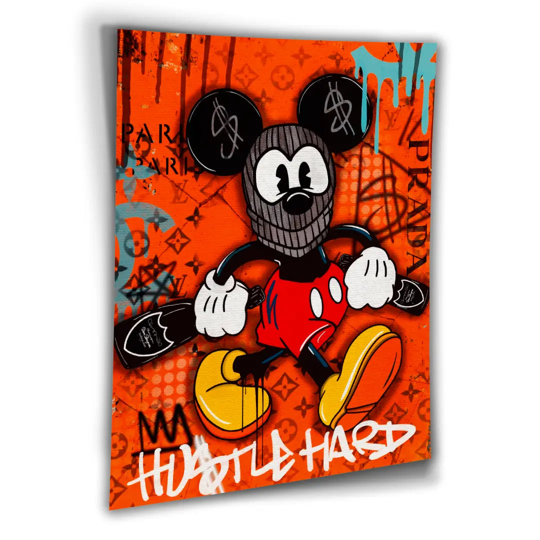 Hustle Hard Mickey | Poster