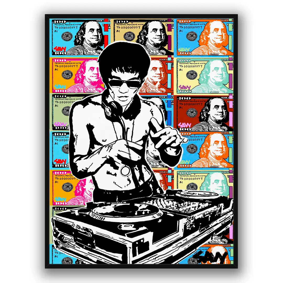 Bruce Lee DJ | Poster