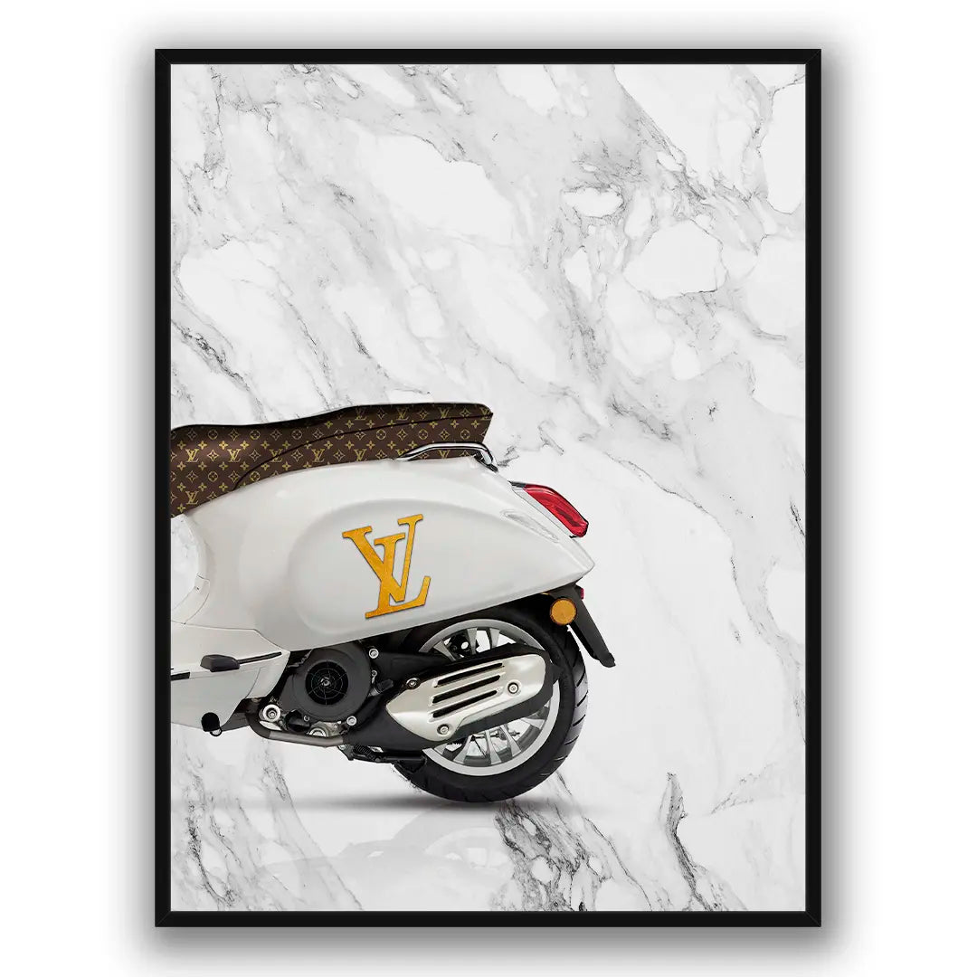 Vespa Louis Vuitton Back | Poster