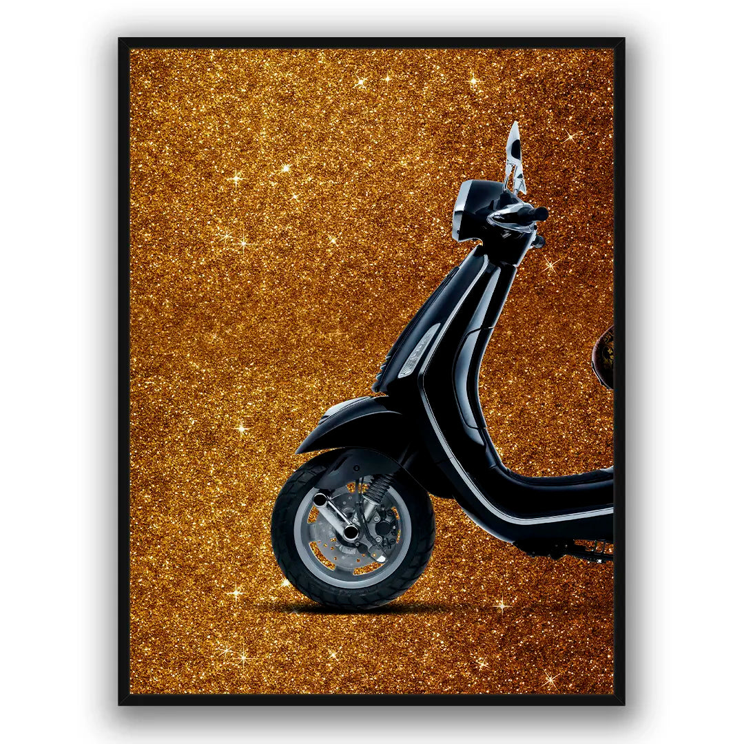 Vespa Versace Front | Poster