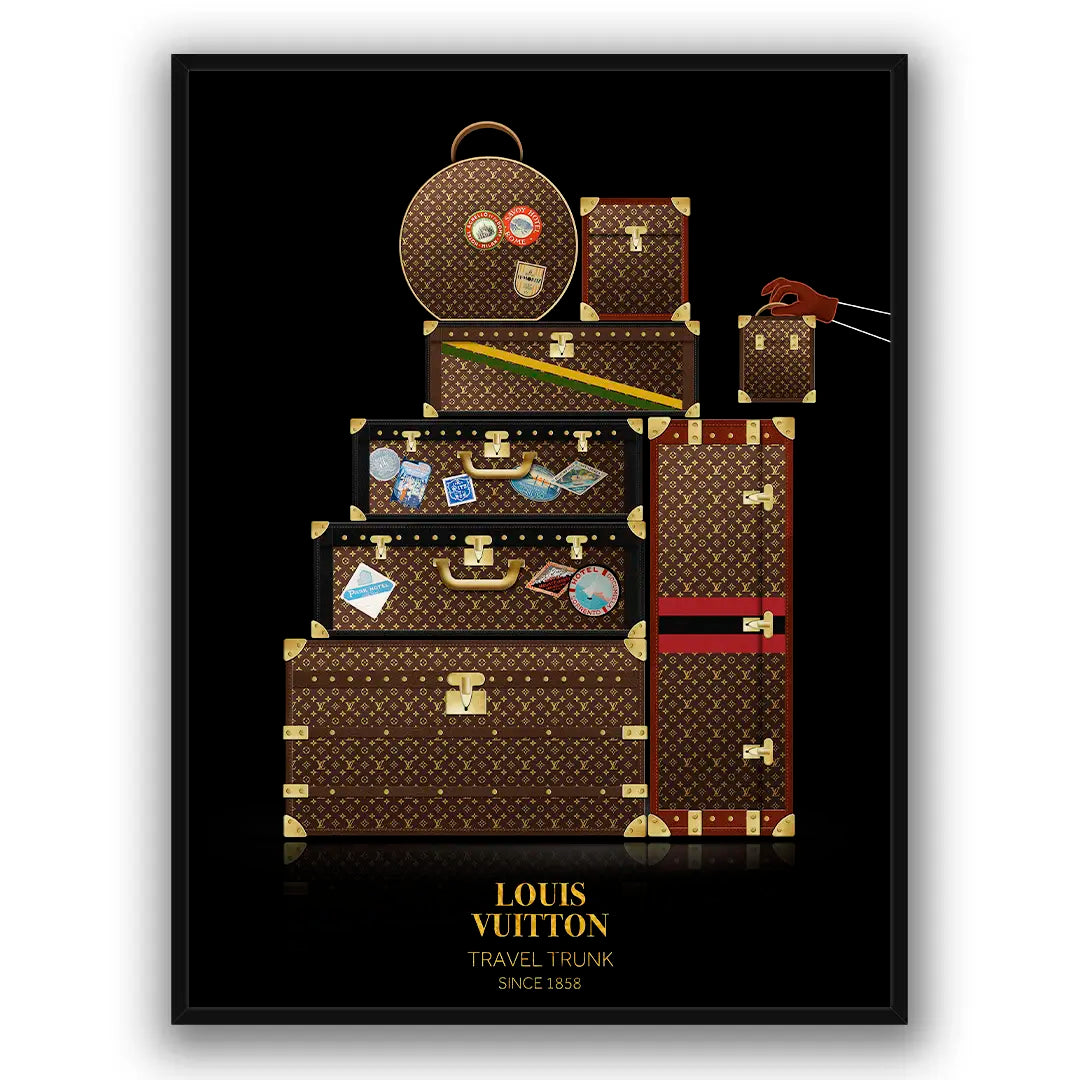 Louis Vuitton Suitcases | Poster