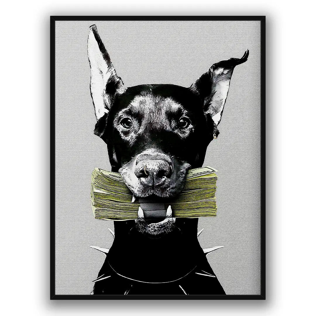 Cash Doberman | Poster