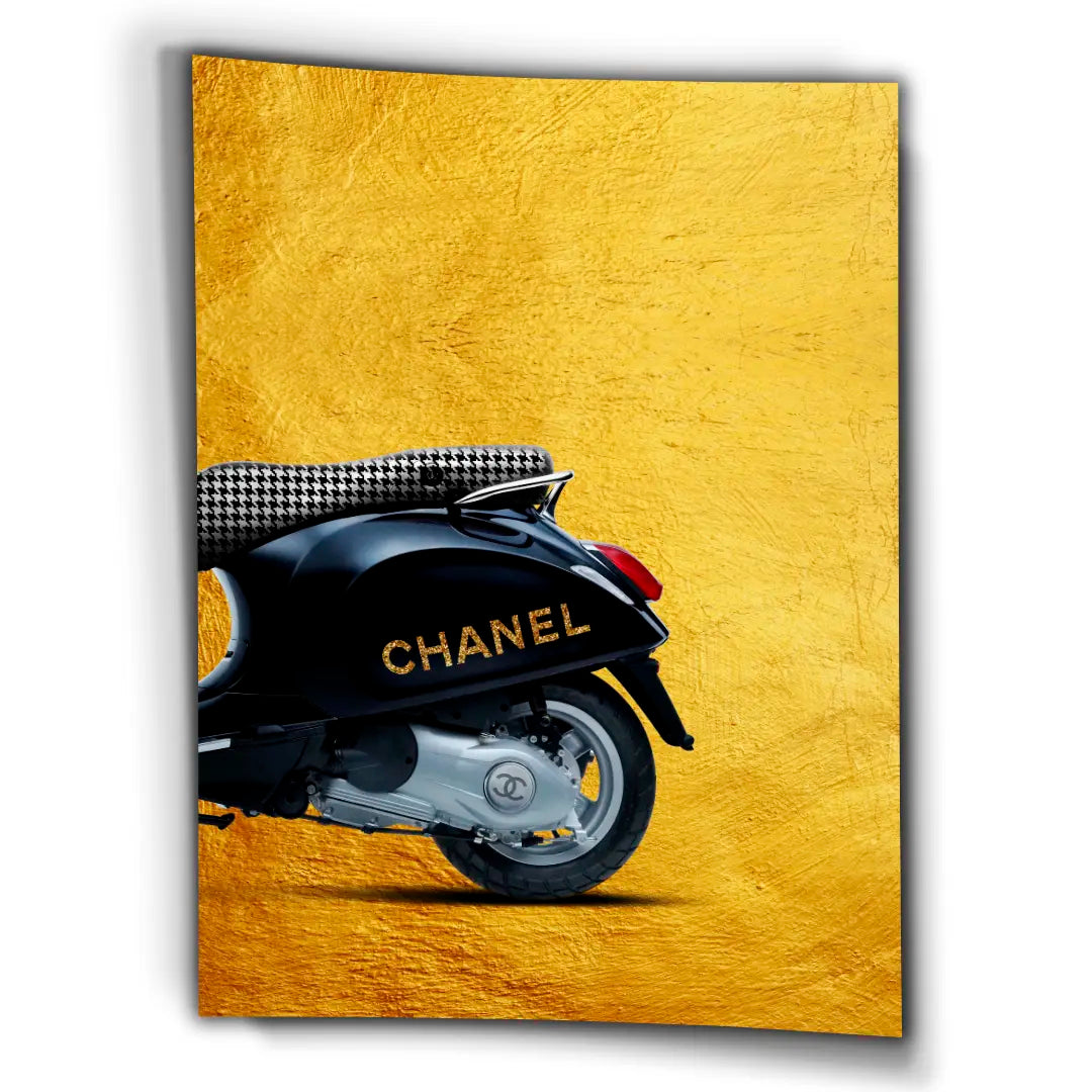 Vespa Chanel Back | Poster