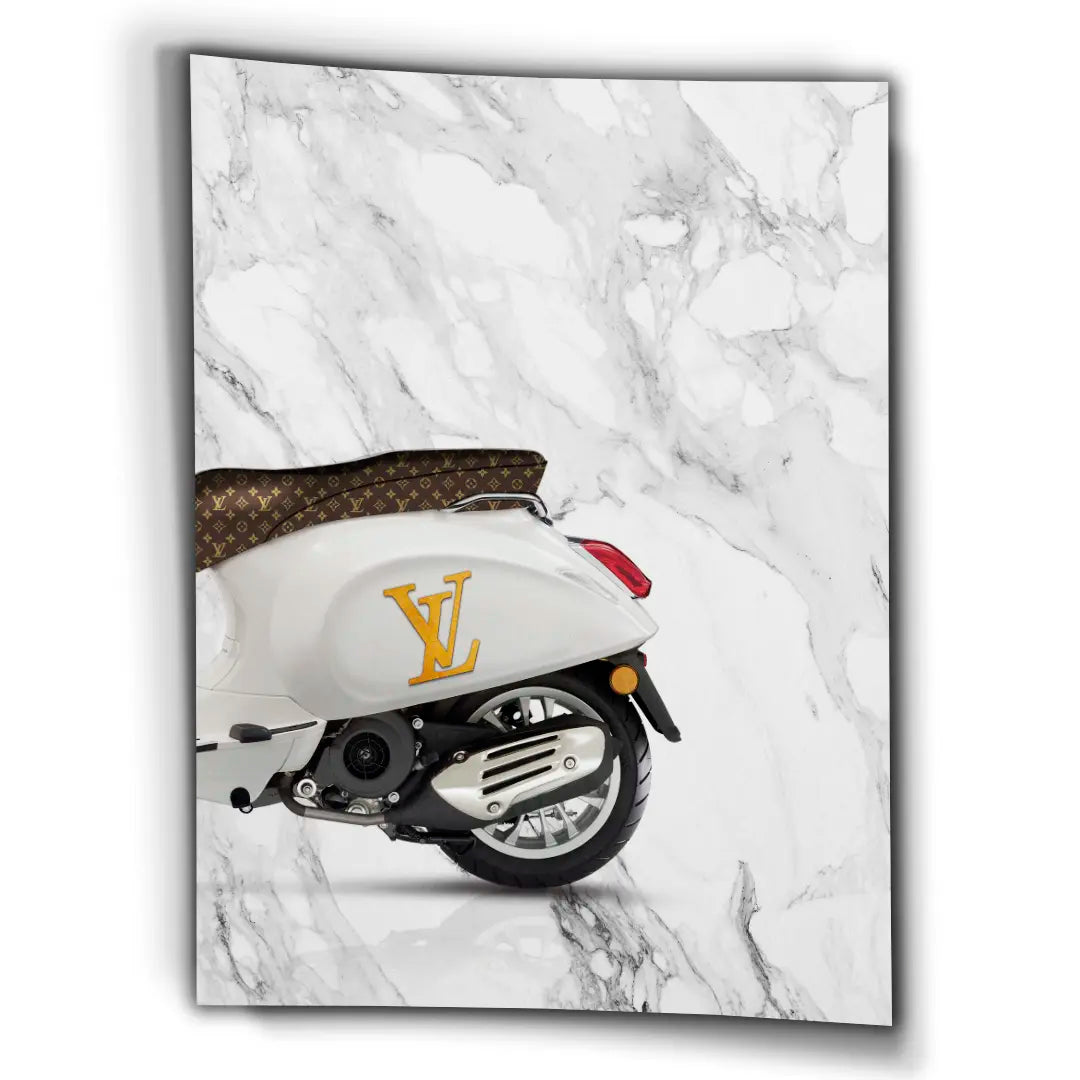 Vespa Louis Vuitton Back | Poster