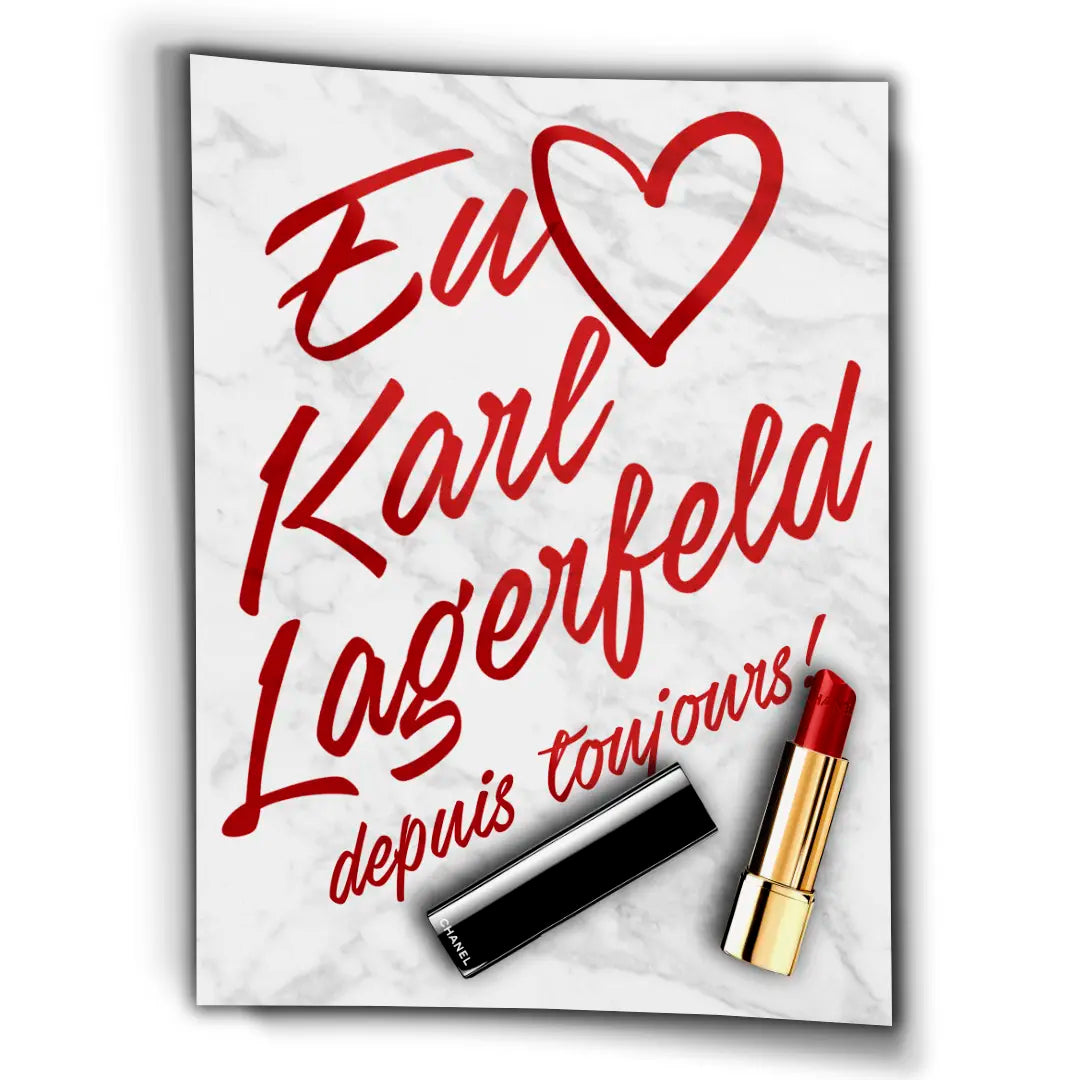 Eu Karl Lagerfeld | Poster