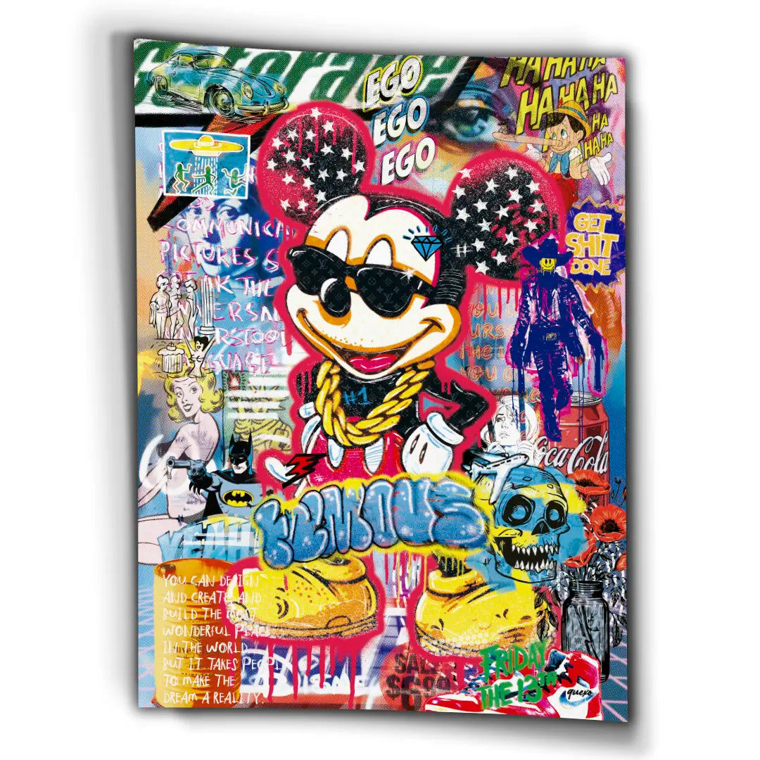 Mickey Gold Chain | Poster