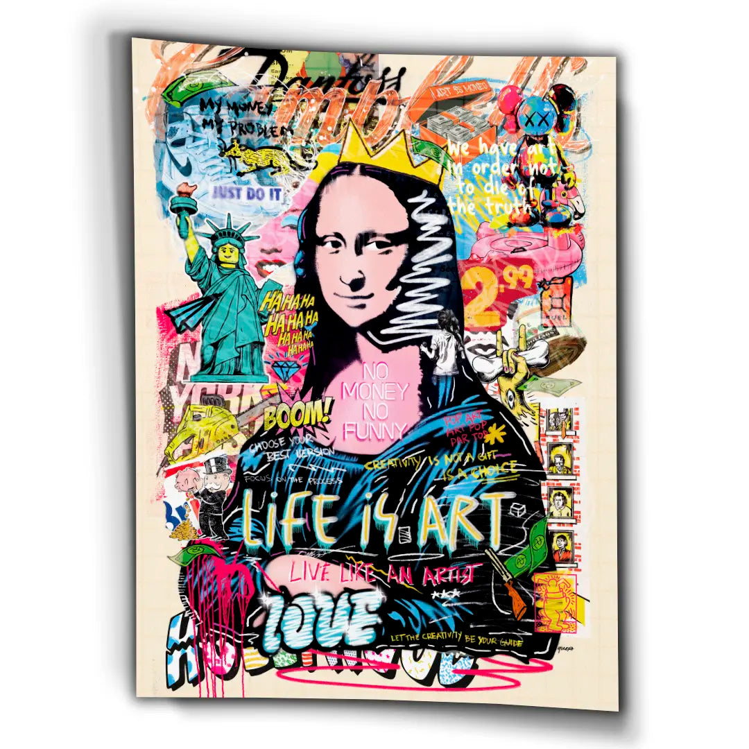 Mona Lisa - Life Is Art | Poster