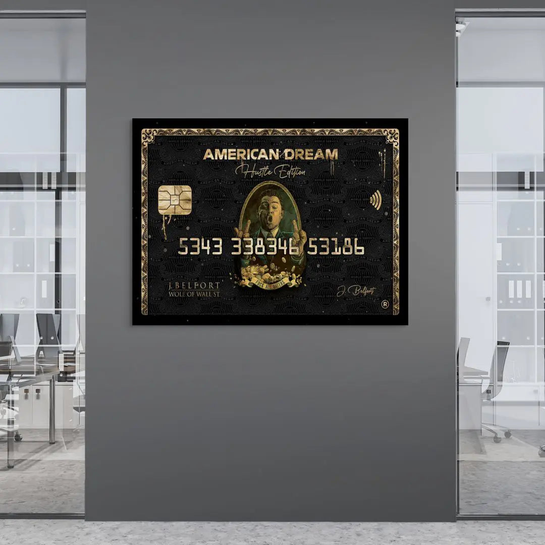 American Dream Wolf | Canvas