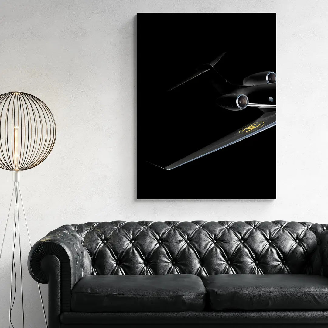 Chanel Private Jet Back | Poster