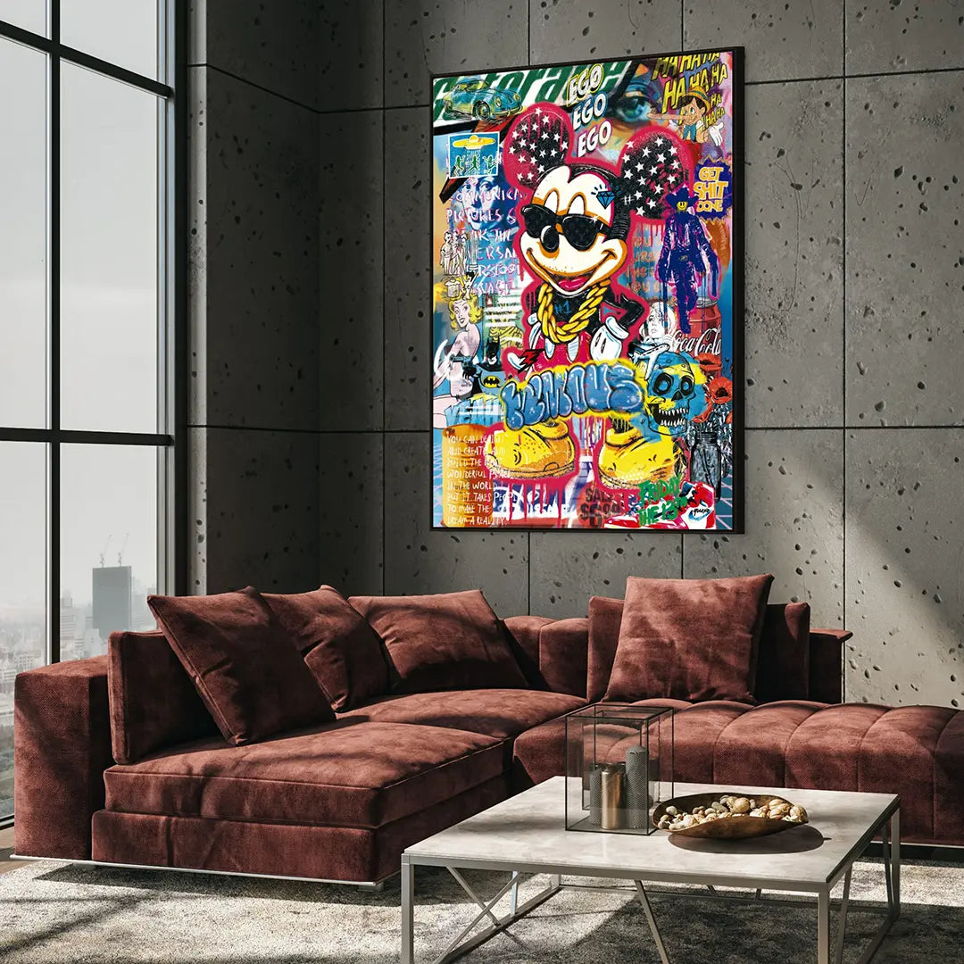 Mickey Gold Chain | Poster