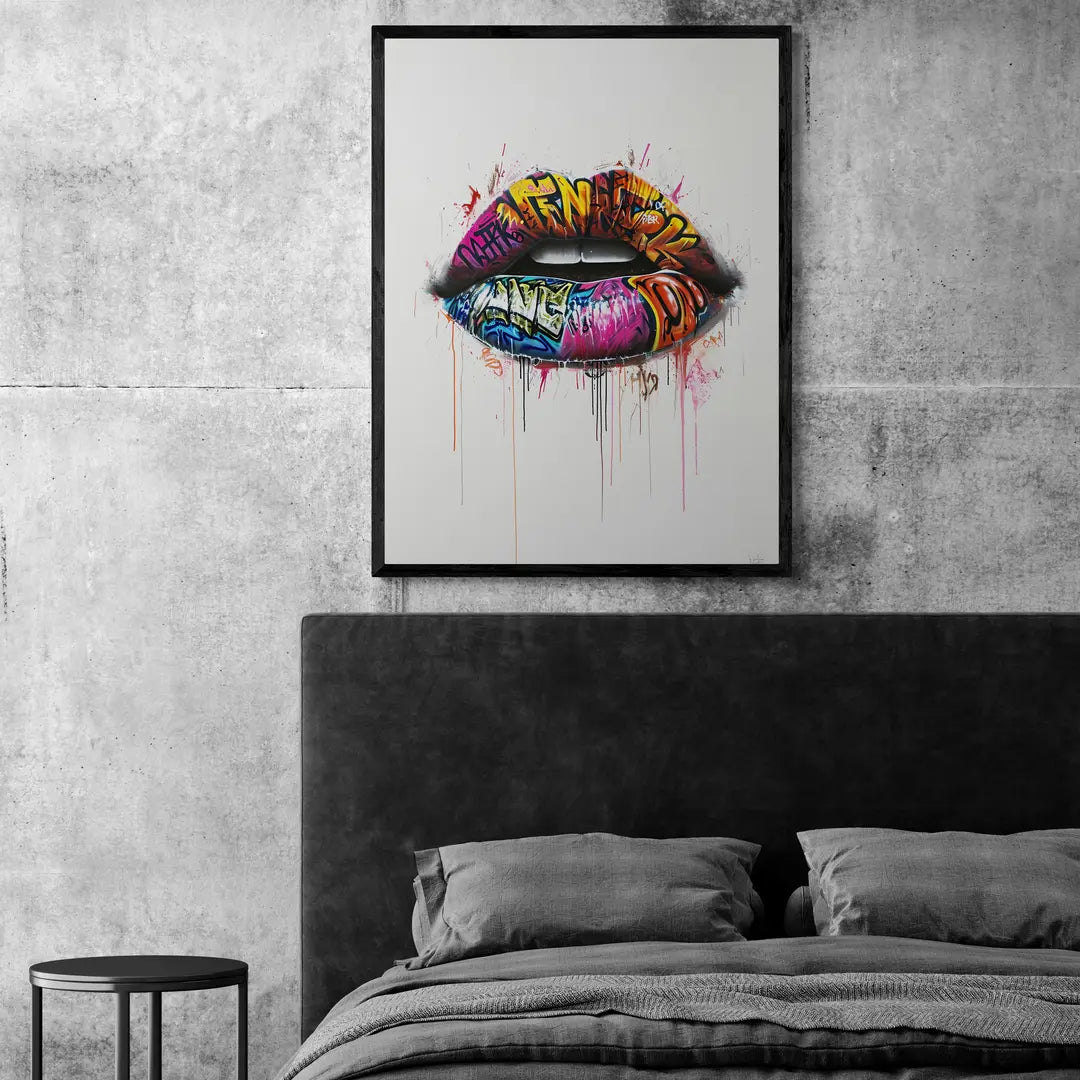 Graffiti Lips | Poster