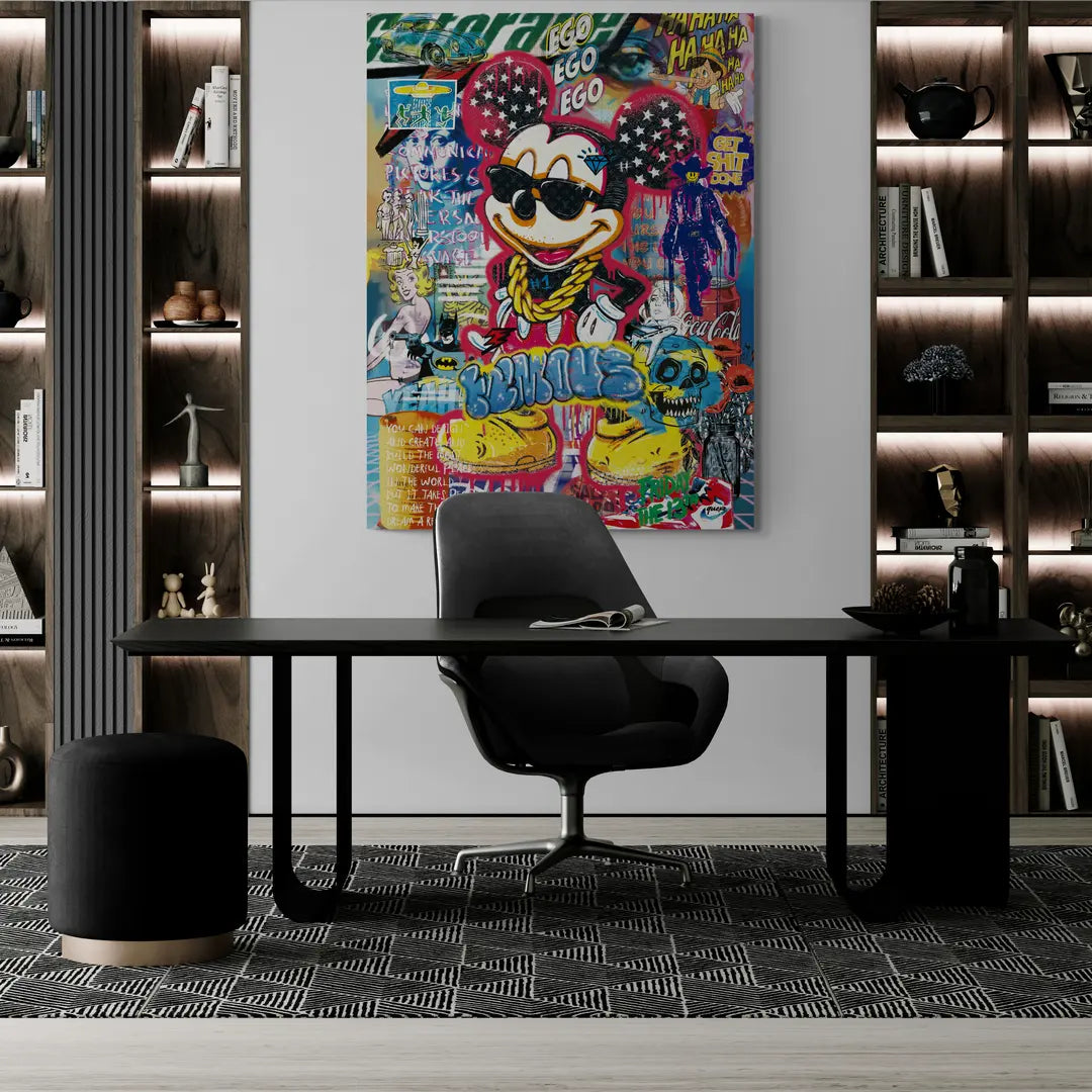 Mickey Gold Chain | Poster